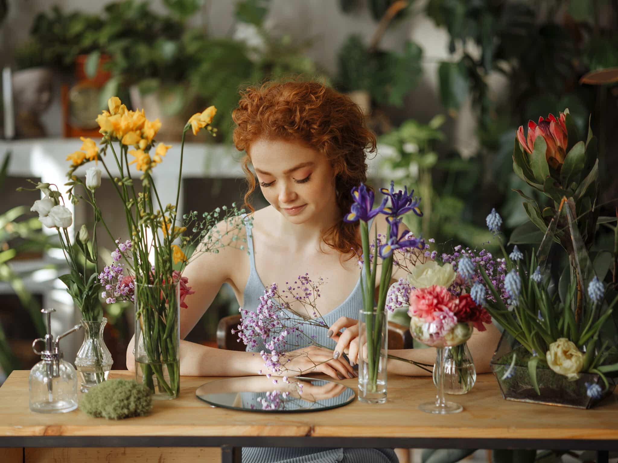 Durch kreative Experimente mit verschiedenen Blumenarrangements wird das Zuhause zu einer blühenden Oase.